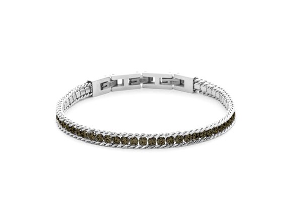Bracciale 4US: Cesare Paciotti Uomo in Acciaio Zircone 4UBR8503 - 4UBR8503